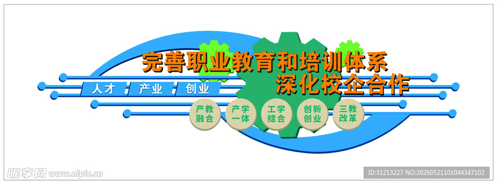 校企合作文化墙