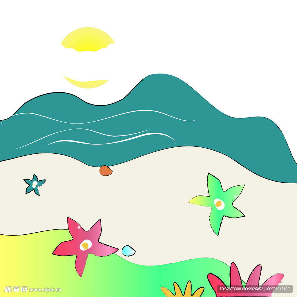 海底梦幻世界插画