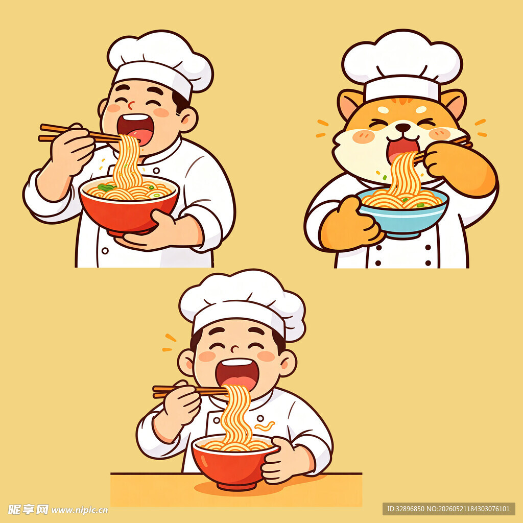 卡通小厨师