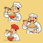 卡通厨师