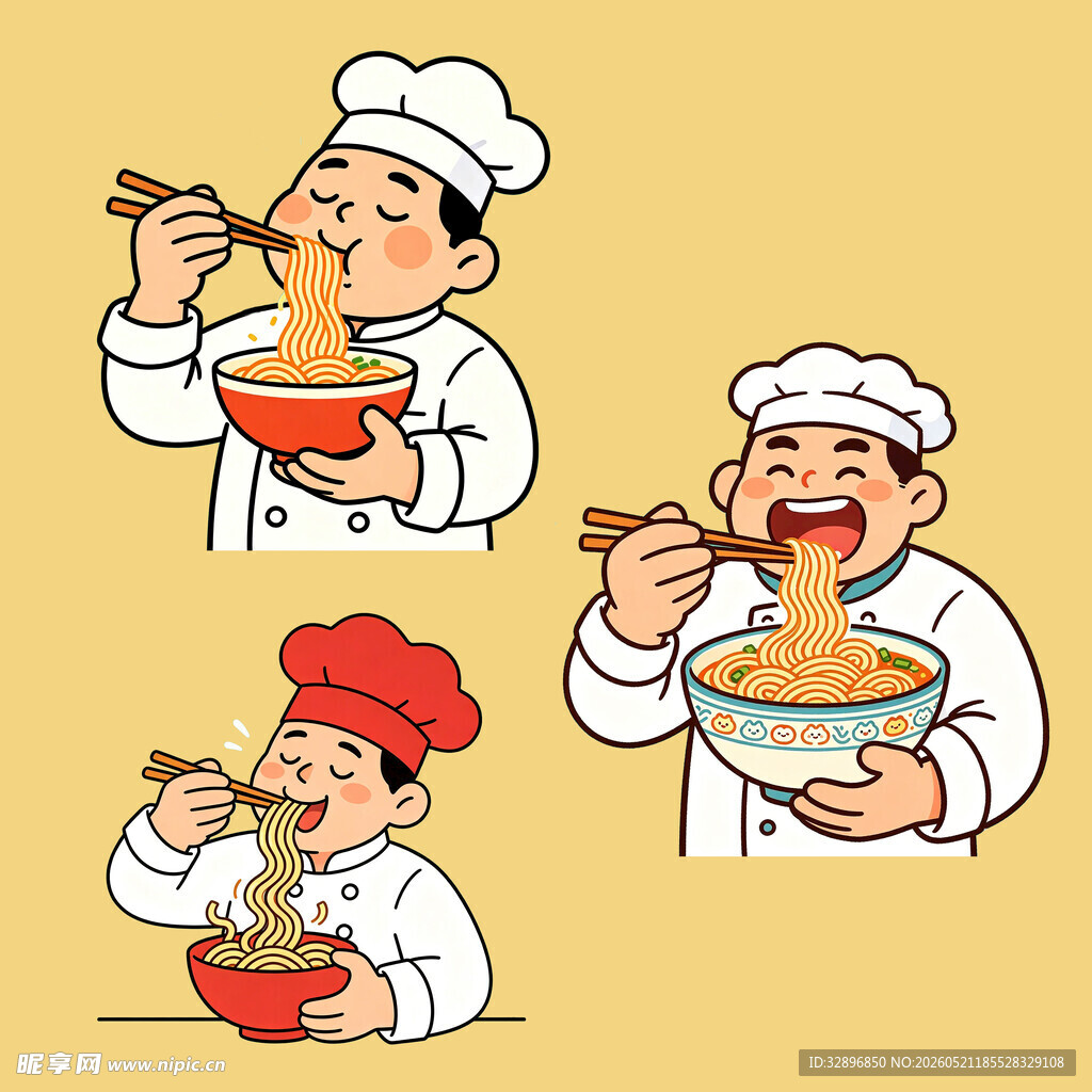 卡通厨师