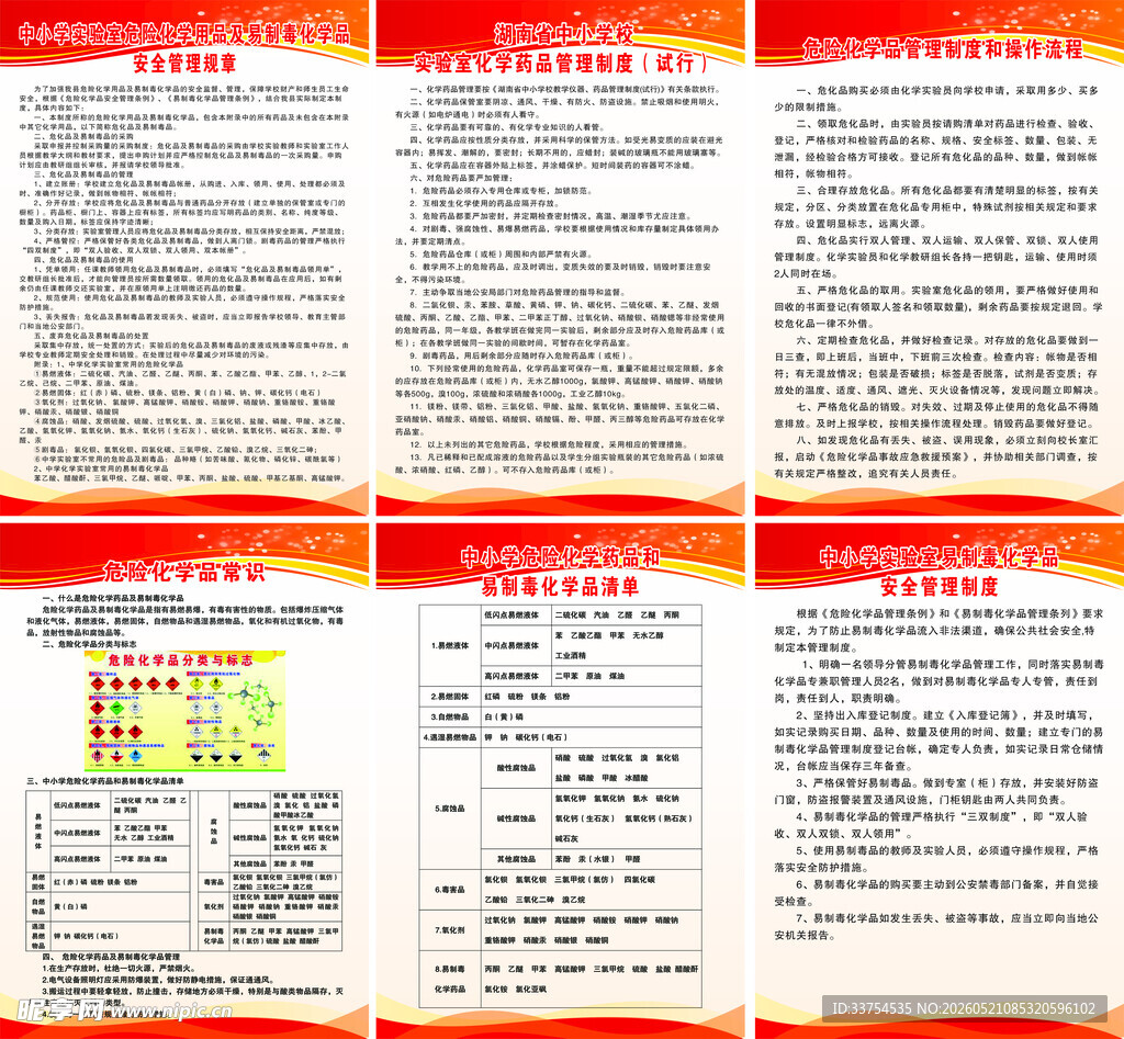 中小学实验室制度牌
