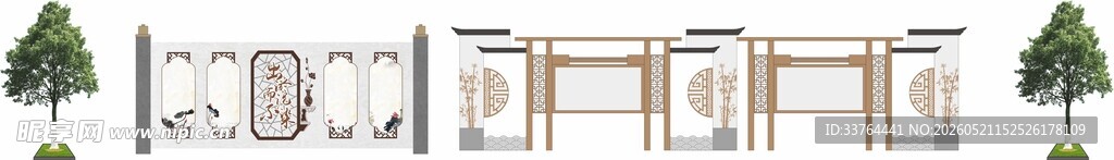 文化长廊框架