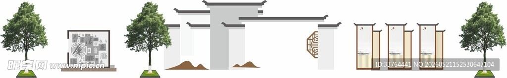 文化长廊框架