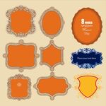复古风格装饰性边框集合