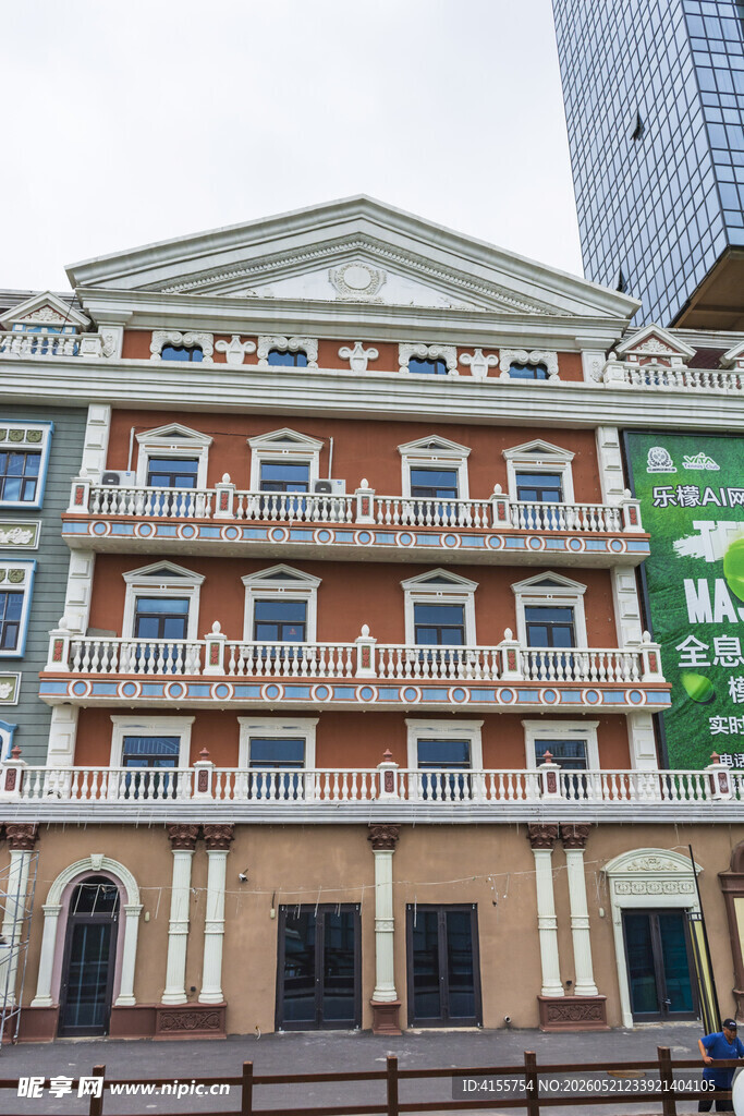 复古风格建筑外观