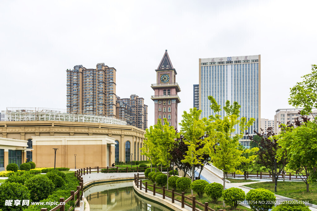 城市园林与现代建筑景观