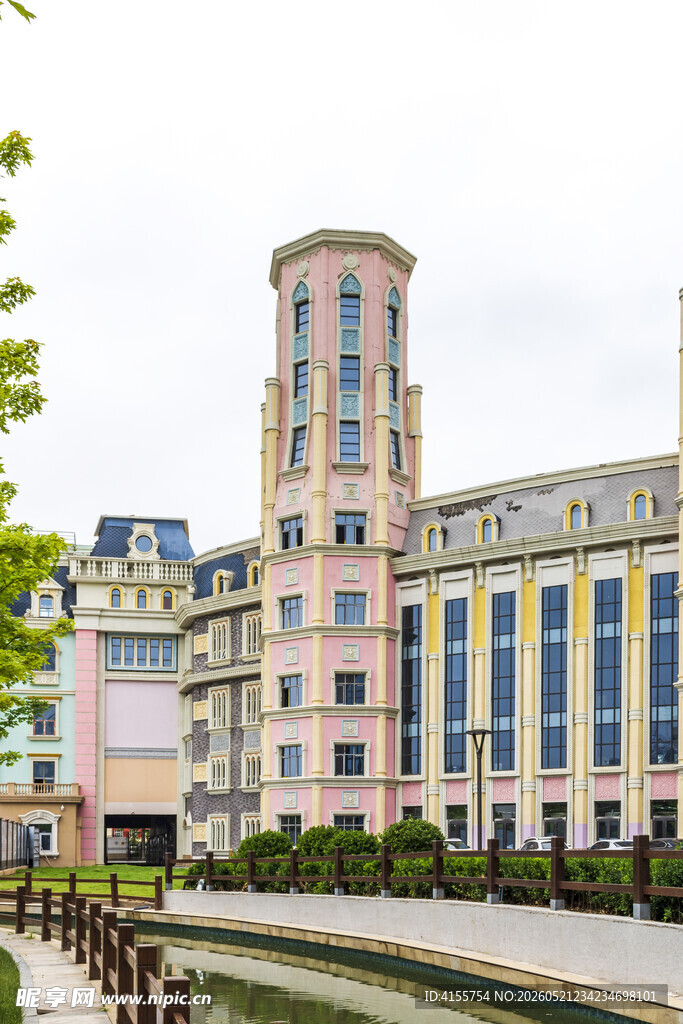 欧式多彩建筑景观