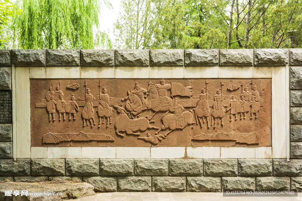 古代人物浮雕景观