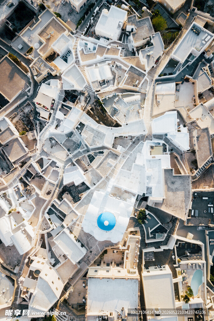 城市建筑鸟瞰景观