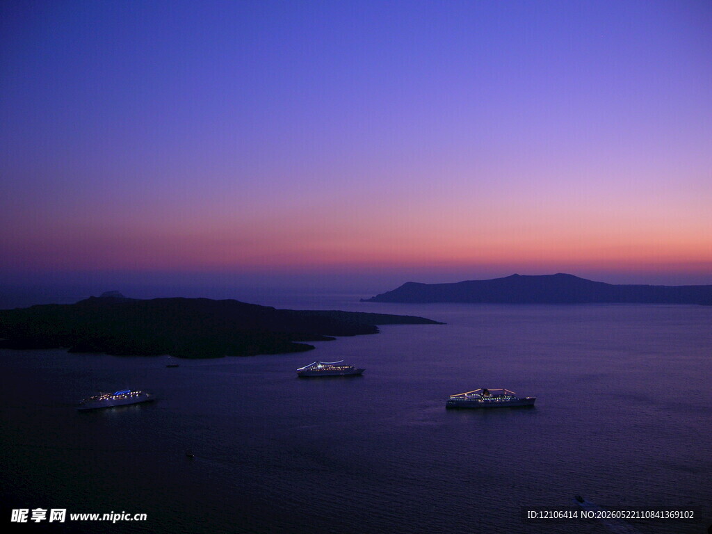 海上黄昏美景
