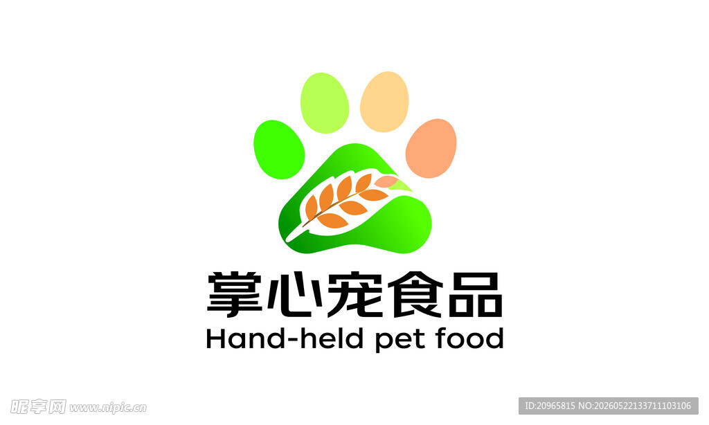 掌心宠食品品牌标志