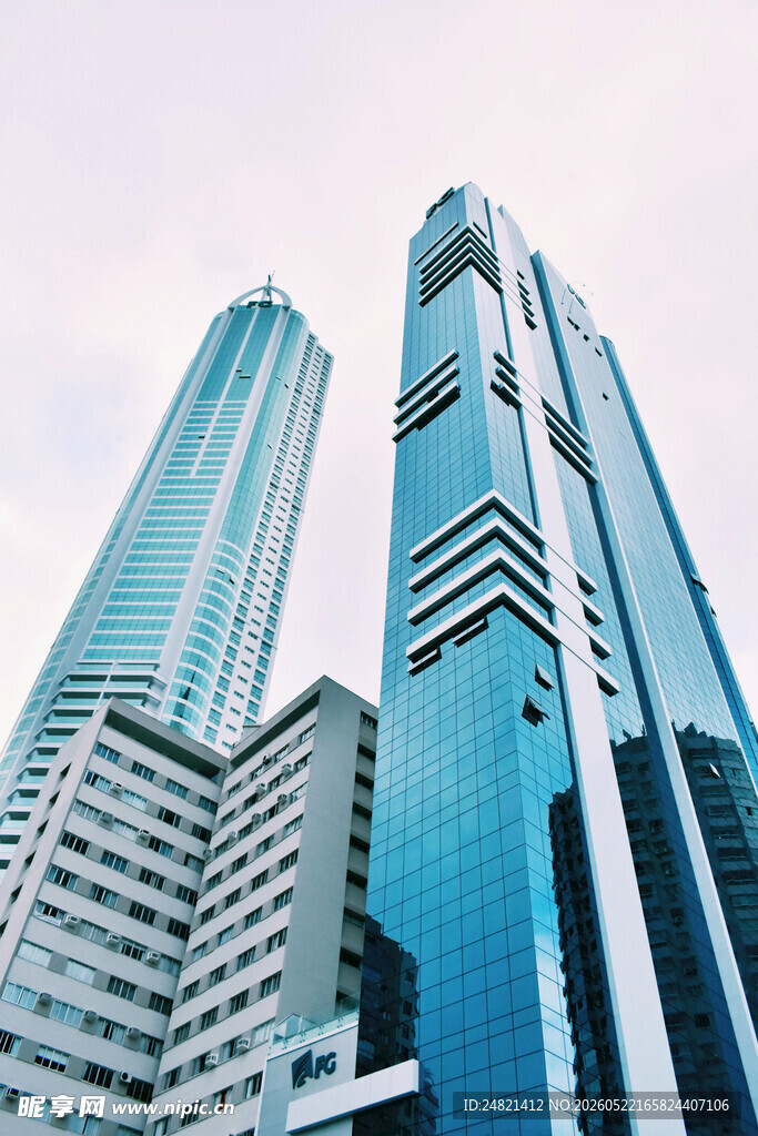 现代都市摩天大楼景观