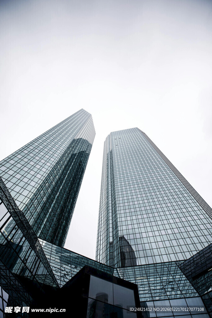 现代摩天大楼建筑景观
