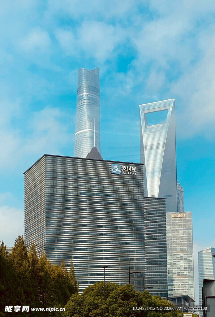 上海城市地标建筑景观