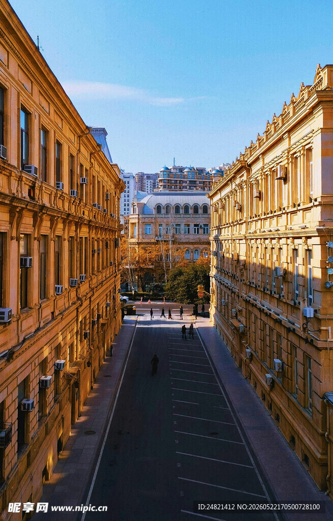 欧式街道建筑景观