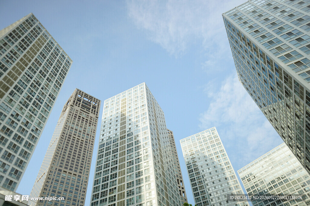 都市摩天大楼景观