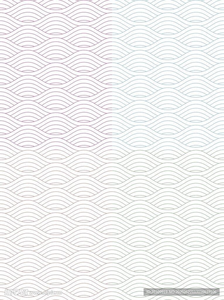 简约几何渐变背景图案 四方连续