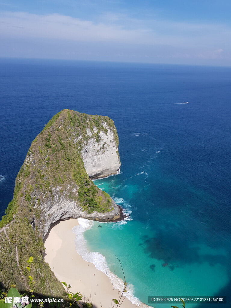 绝美巴厘岛悬崖海滩风光