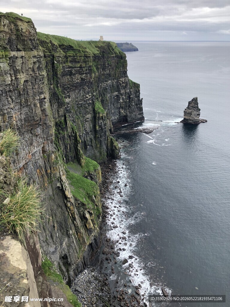 爱尔兰莫赫悬崖壮丽海景