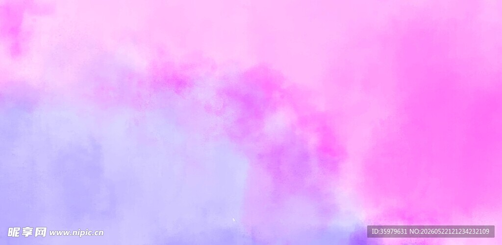 粉紫水彩背景