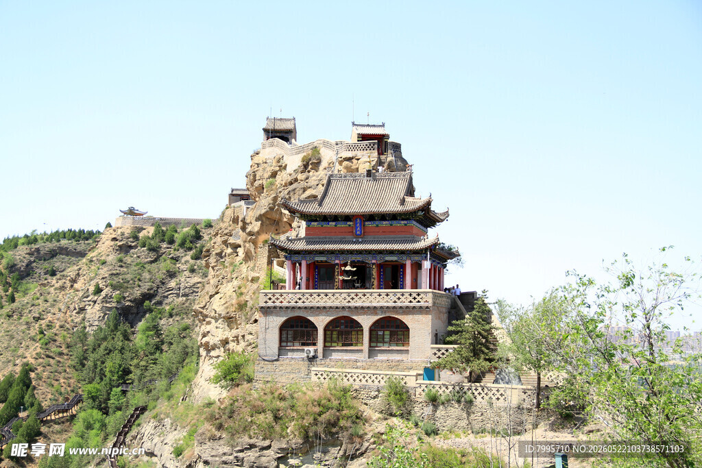 山上古建筑景观