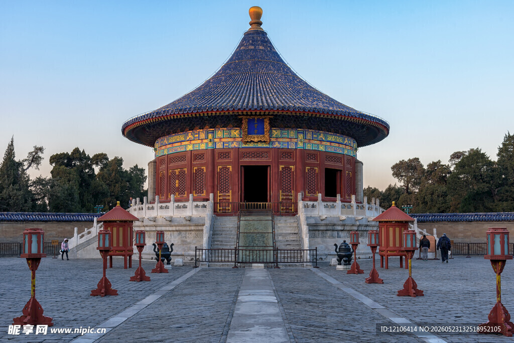 天坛圆丘坛古建筑景观