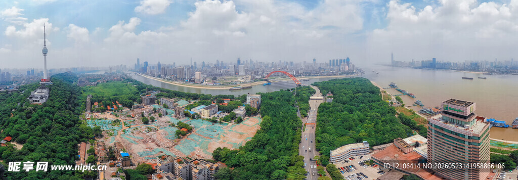 城市景观俯瞰图