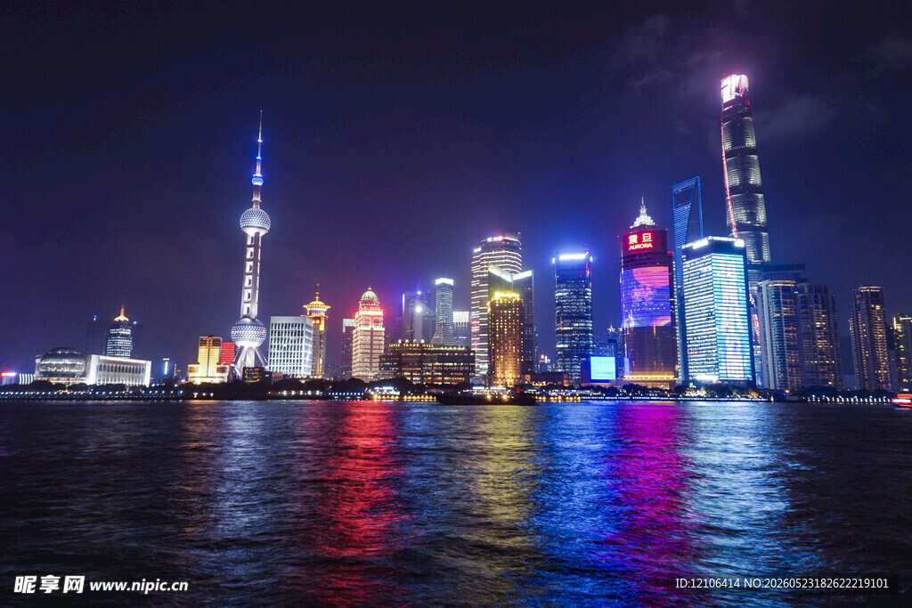 上海外滩璀璨夜景