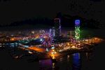 城市璀璨夜景灯光秀