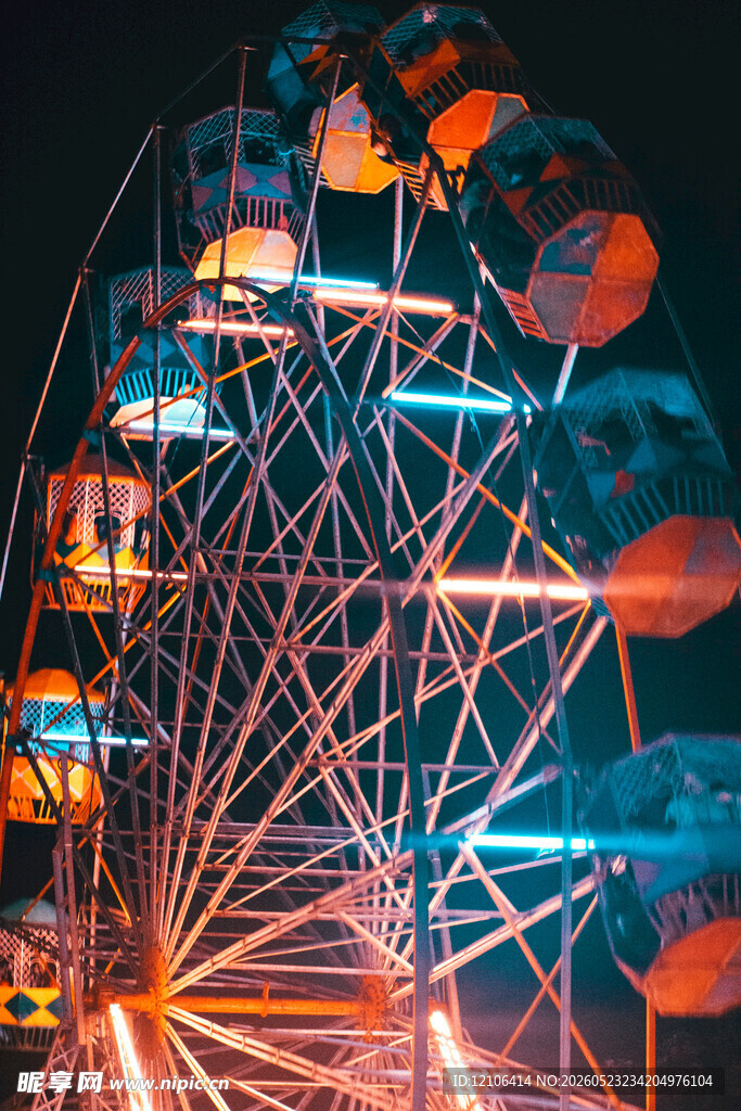 梦幻摩天轮夜景
