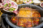 九宫格火锅涮多样食材