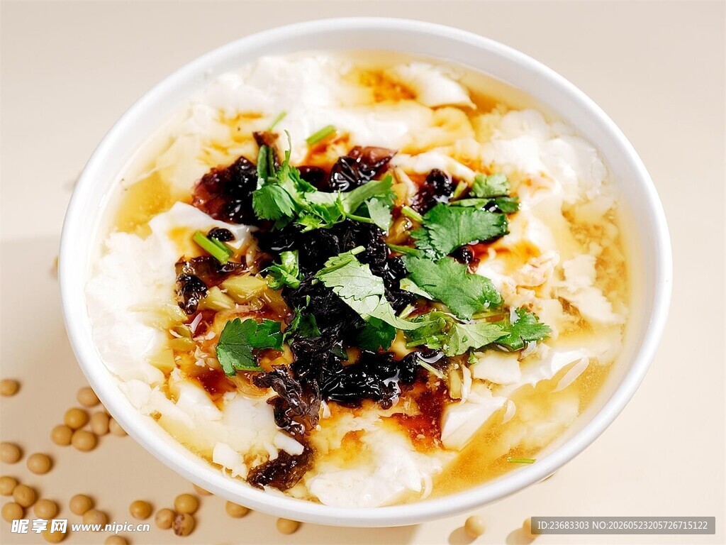 美味豆腐脑美食图片