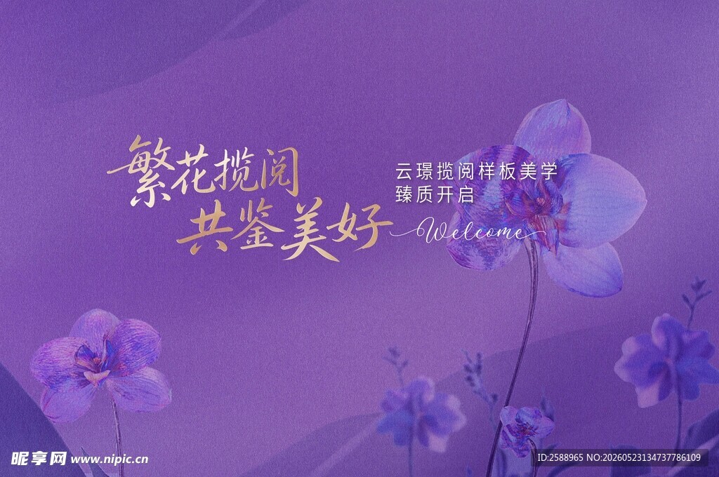 紫色主视觉