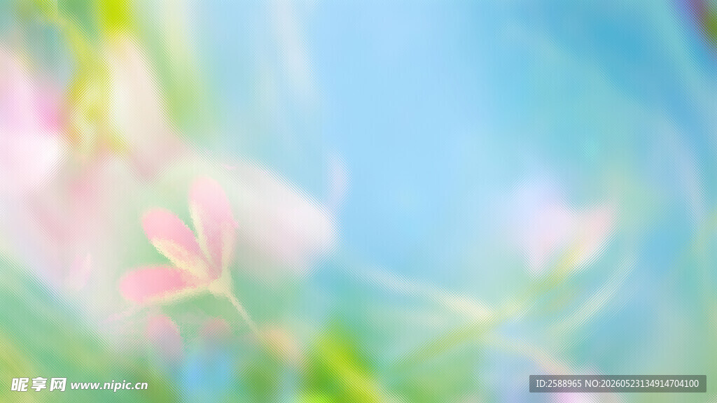 梦幻花卉背景图
