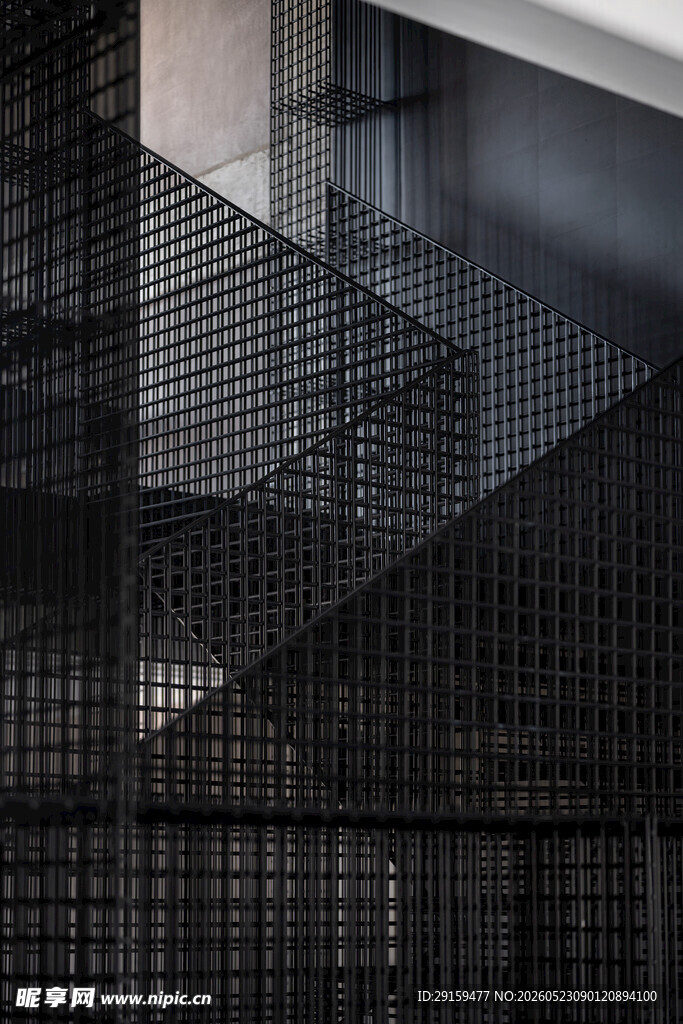 现代几何结构建筑景观