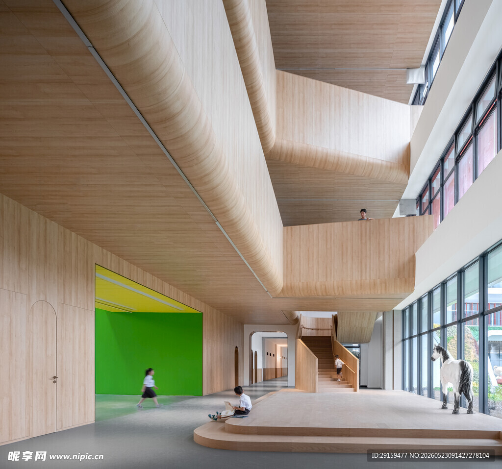 现代风格室内建筑空间展示