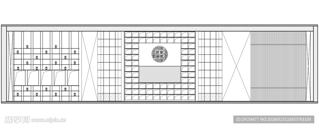 简约现代室内平面布局图