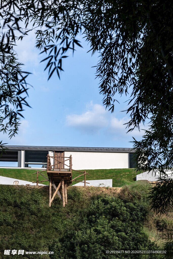 林间现代风建筑