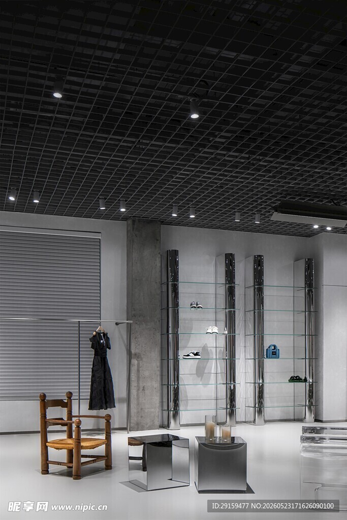 现代风格时尚服饰展示空间