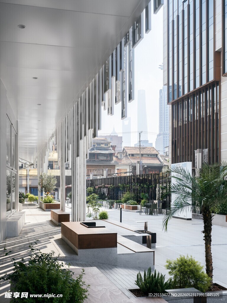 现代都市中庭景观空间