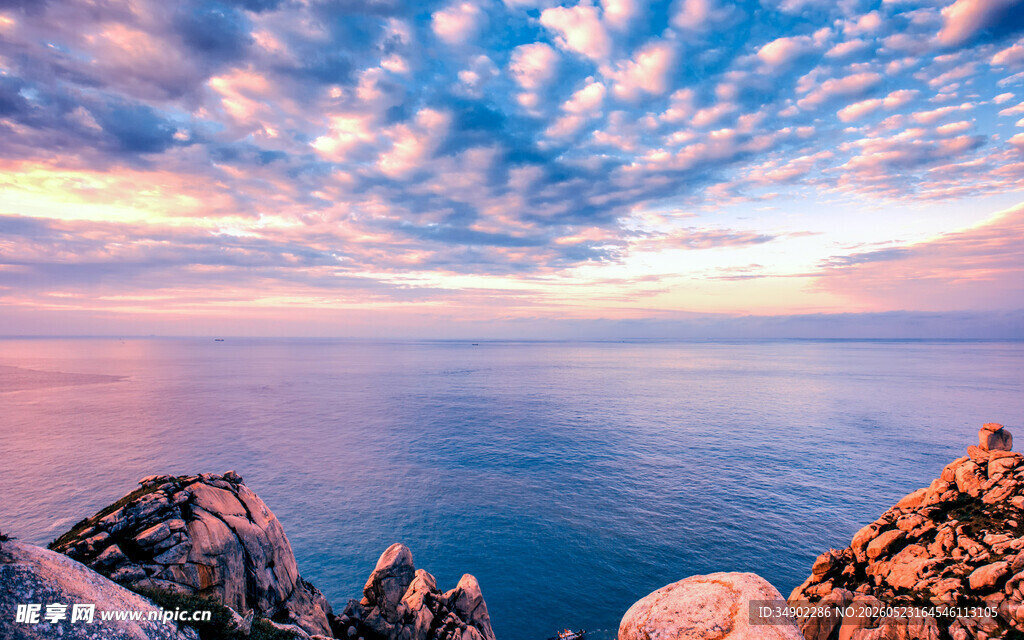 海边壮丽日出美景