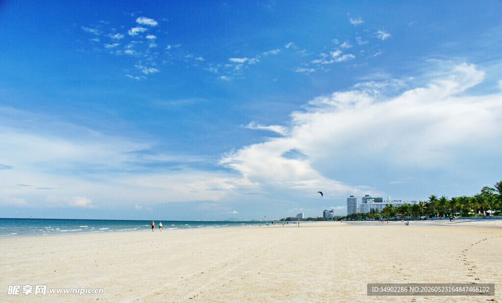 美丽沙滩海景