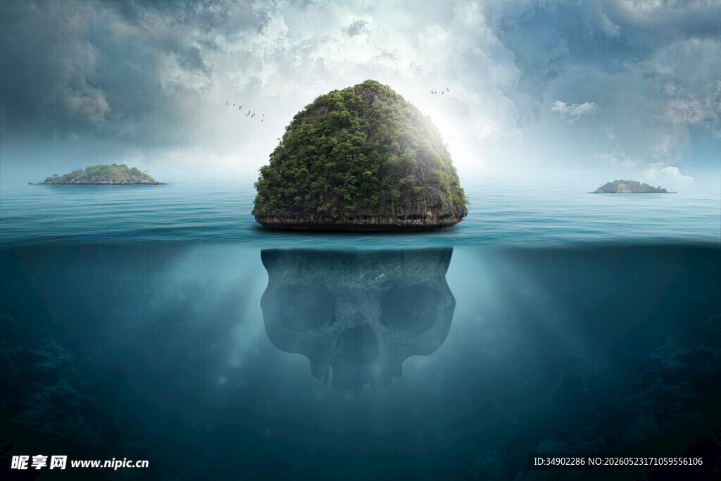 海中孤石