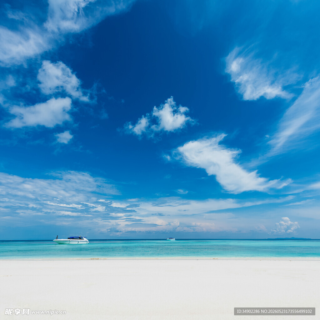 碧海蓝天美景