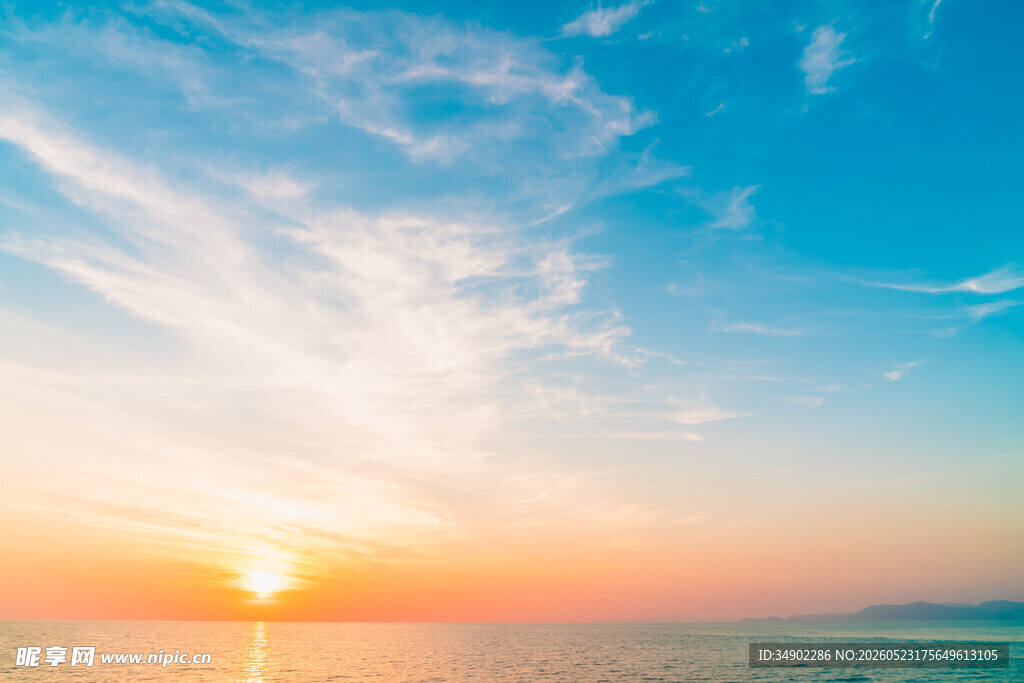 海上日出美景