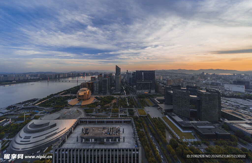 城市天际线与建筑景观
