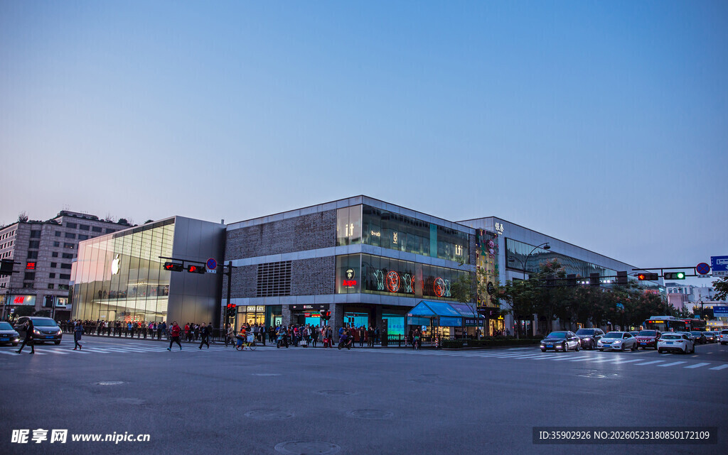 城市广场商业建筑景观