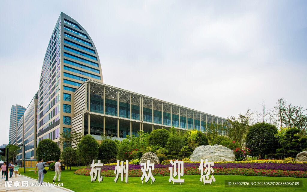 杭州现代化建筑景观