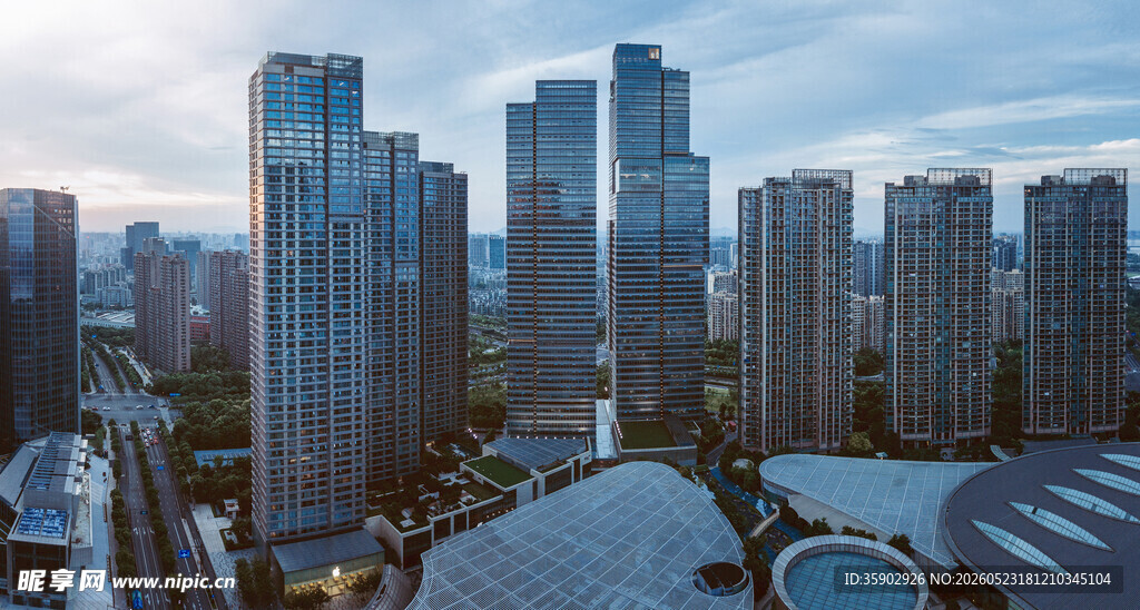现代都市高楼景观